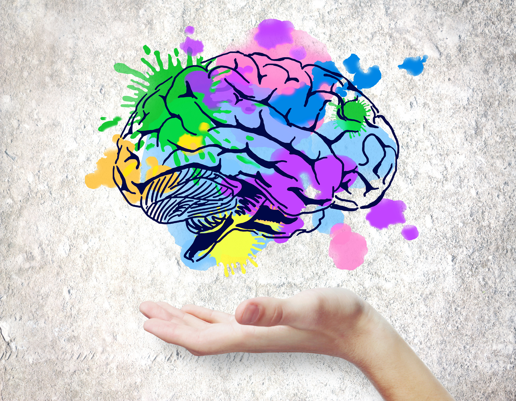 Creative mind concept